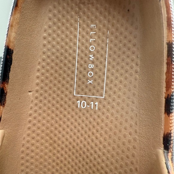 Yellow Box Zolah Leopard Print Slides Sandals Comfort‎ Slip On Size 10 - Picture 3 of 9